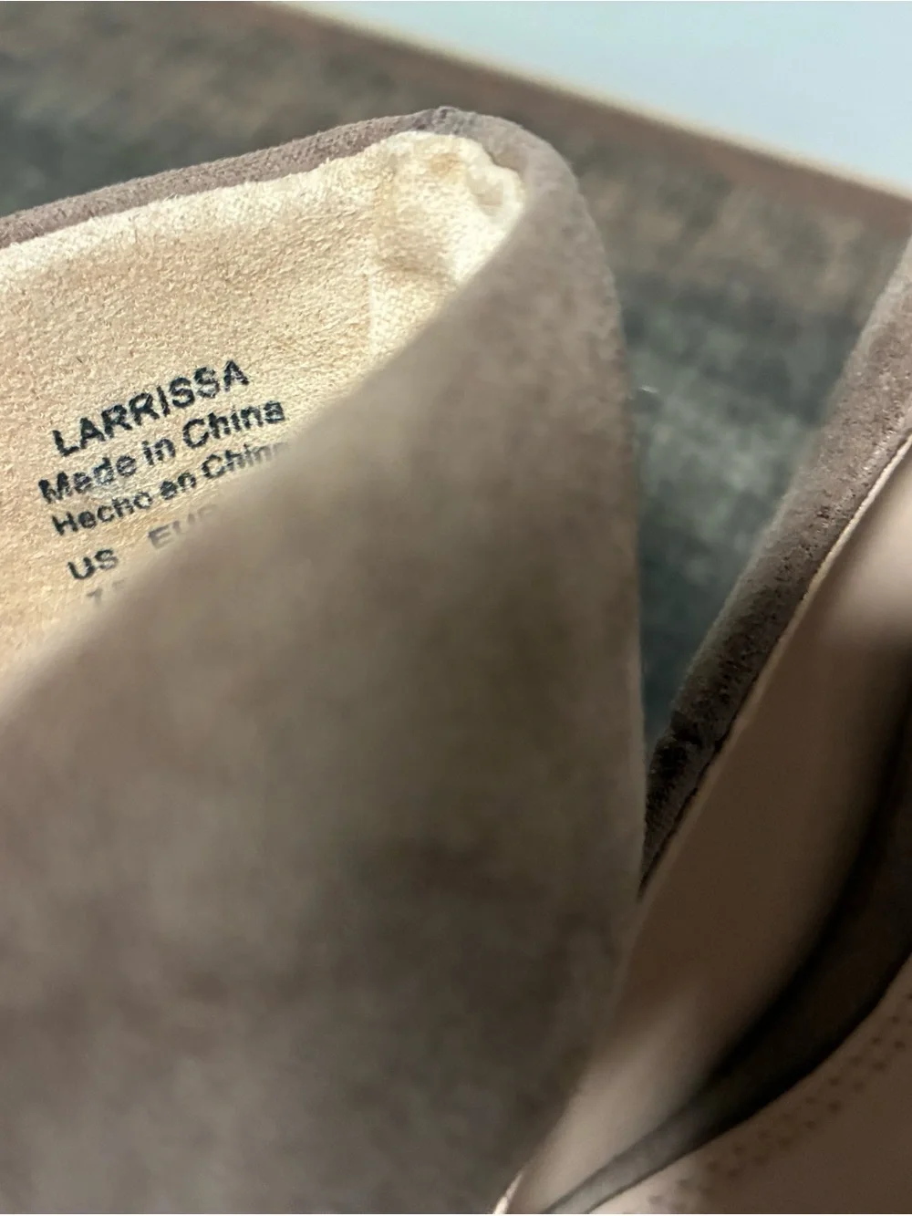 Kelly & Katie Larissa Women’s 7.5 Taupe Suede Look High Heel Pumps Career